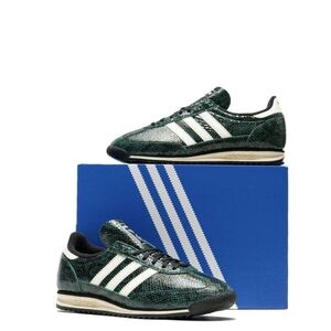 adidas Originals SL 72 OG Women's Shoes Sneakers Snakeskin Green 6.5 NEW